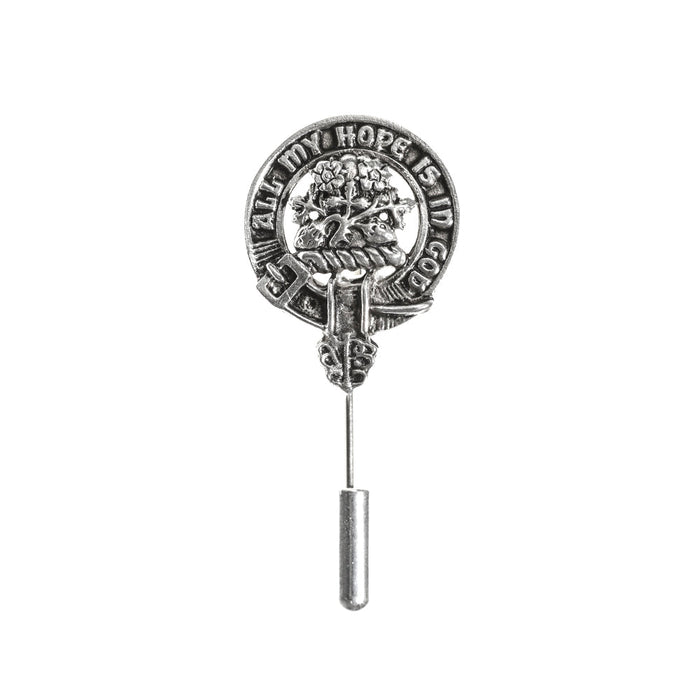Fraser Clan Badge, Kilt Pin, Lapel Pin, Cufflinks, Keyring/Key Fob & Gift Set — Fine Pewter by Art Pewter — Made in Scotland (Shiny Finish) - Heritage Of Scotland - Kilt Pin