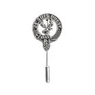 Fraser of Lovat Clan Badge, Kilt Pin, Lapel Pin, Cufflinks, Keyring/Key Fob & Gift Set — Fine Pewter by Art Pewter — Made in Scotland (Shiny Finish) - Heritage Of Scotland - Lapel Pin