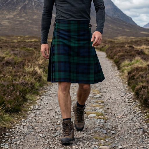 Gents Lightweight Party Kilt Black Watch - Heritage Of Scotland - Black Watch