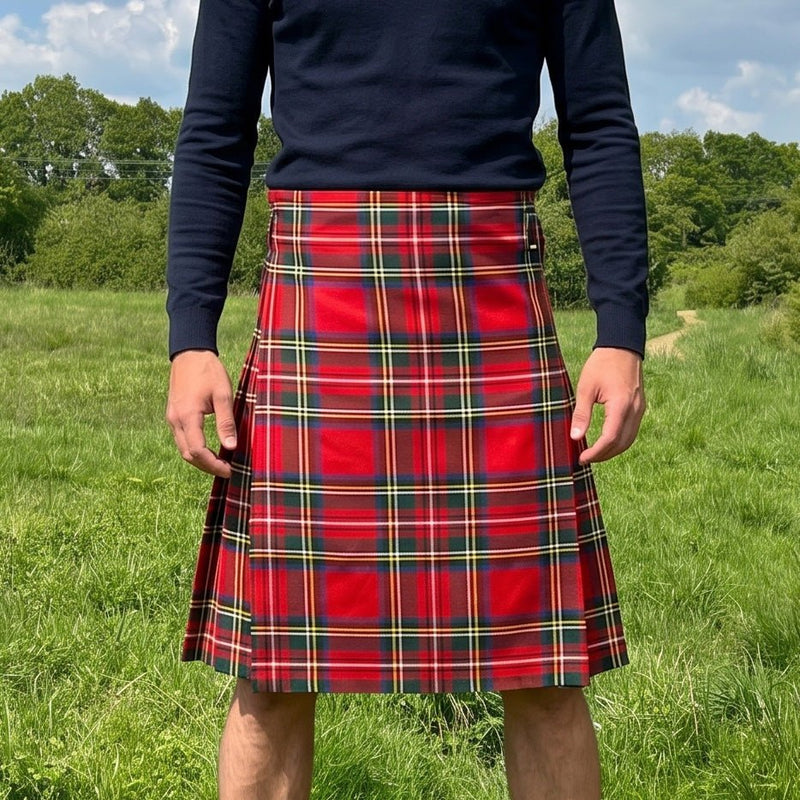 Gents Lightweight Party Kilt Stewart Royal - Heritage Of Scotland - Stewart Royal