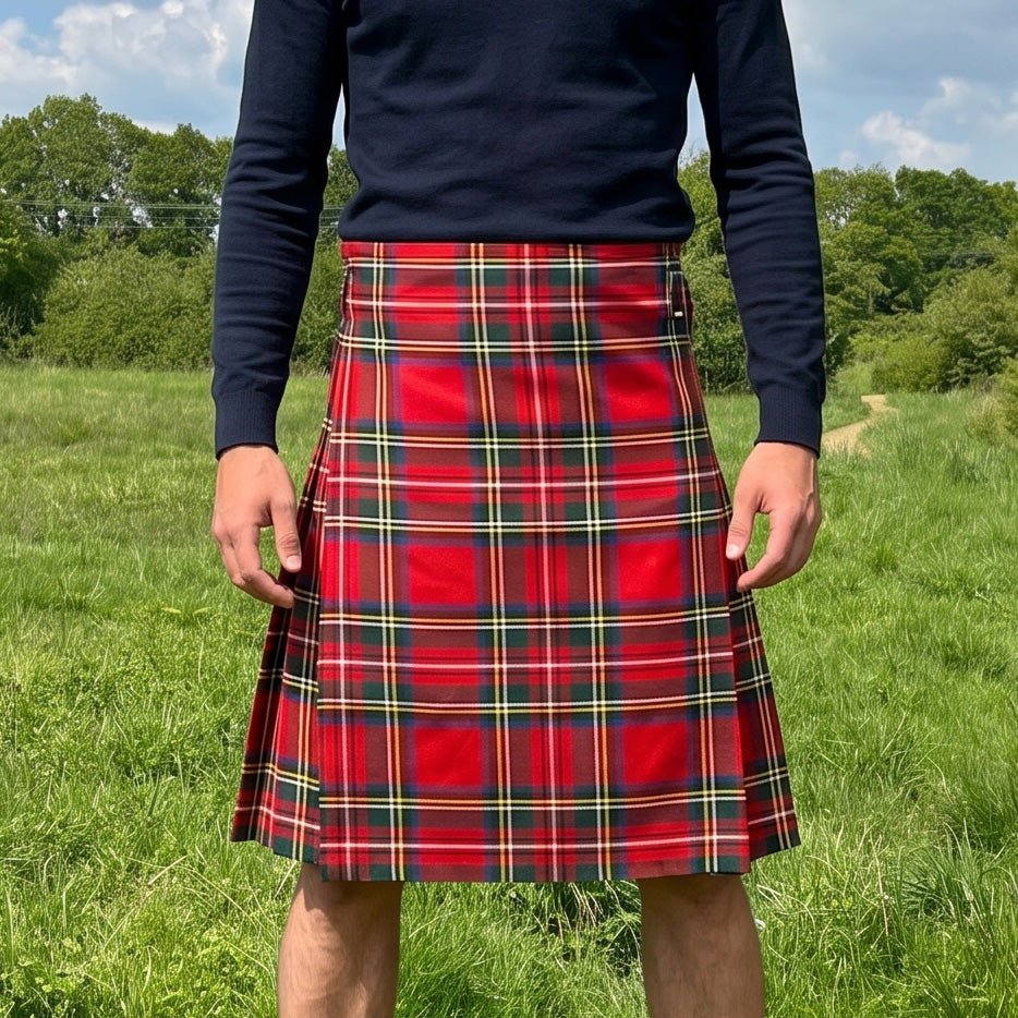 Gents Lightweight Party Kilt Stewart Royal - Heritage Of Scotland - Stewart Royal