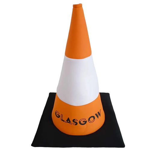 Glasgow Cone Hat – Funny Scottish Traffic Cone Novelty Party Hat - Heritage Of Scotland - 