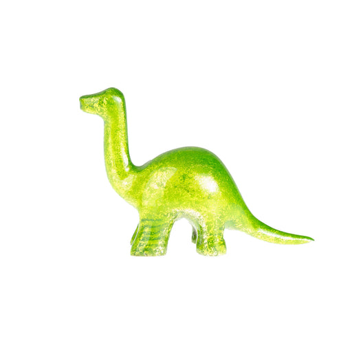 Glitter Lime Nessie Dinosaur Large - Heritage Of Scotland - LIME