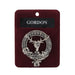 Gordon Clan Badge, Kilt Pin, Lapel Pin, Cufflinks, Keyring/Key Fob & Gift Set — Fine Pewter by Art Pewter — Made in Scotland (Shiny Finish) - Heritage Of Scotland - Badge
