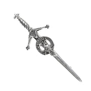 Gordon Clan Badge, Kilt Pin, Lapel Pin, Cufflinks, Keyring/Key Fob & Gift Set — Fine Pewter by Art Pewter — Made in Scotland (Shiny Finish) - Heritage Of Scotland - Kilt Pin