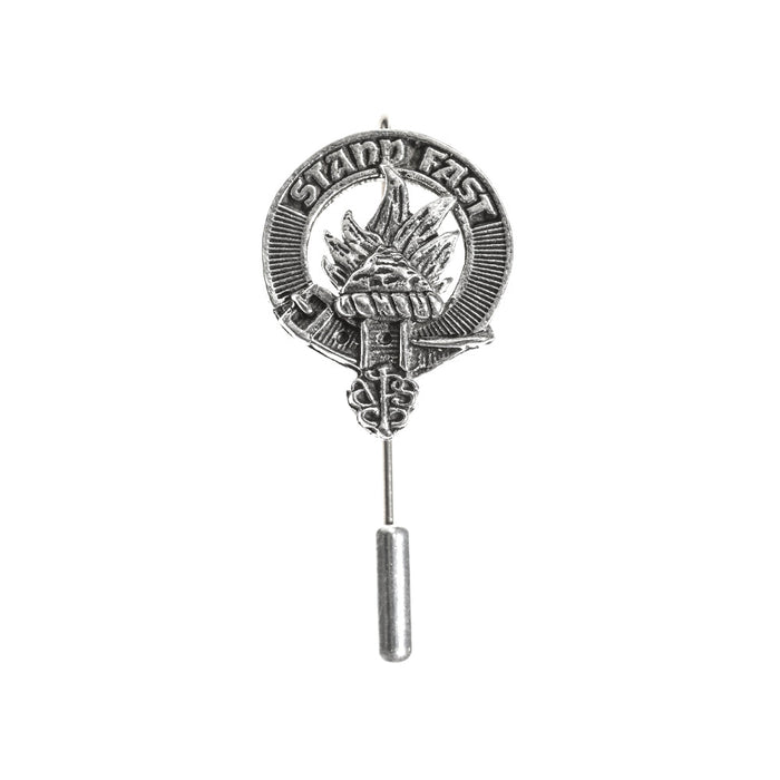 Grant Clan Badge, Kilt Pin, Lapel Pin, Cufflinks, Keyring/Key Fob & Gift Set — Fine Pewter by Art Pewter — Made in Scotland (Shiny Finish) - Heritage Of Scotland - Lapel Pin