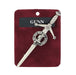 Gunn Clan Badge, Kilt Pin, Lapel Pin, Cufflinks, Keyring/Key Fob & Gift Set — Fine Pewter by Art Pewter — Made in Scotland (Shiny Finish) - Heritage Of Scotland - Kilt Pin