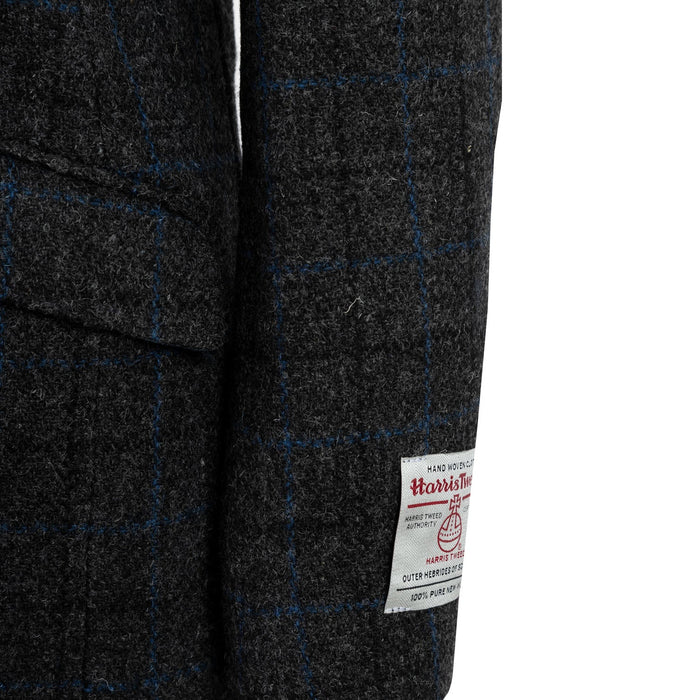 Harris Harris Tweed Jacket Gents 1715 - A2 Grey Blue Check - Heritage Of Scotland - 1715 - A2 GREY BLUE CHECK