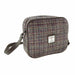 Harris Tweed Almond Mini Bag - Compact Scottish Crossbody Bag - Heritage Of Scotland - Multi Colour Weave (COL025)