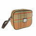 Harris Tweed Almond Mini Bag - Compact Scottish Crossbody Bag - Heritage Of Scotland - Pale Orange Stewart Tartan (COL148)