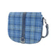 Harris Tweed Beauly Shoulder Bag - Classic Tartan Everyday Bag - Heritage Of Scotland - Light Blue Check (COL129)