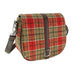 Harris Tweed Beauly Shoulder Bag - Classic Tartan Everyday Bag - Heritage Of Scotland - Red & Green Tartan (COL141)