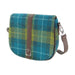 Harris Tweed Beauly Shoulder Bag - Classic Tartan Everyday Bag - Heritage Of Scotland - Sea Blue and Green Tartan (COL114)