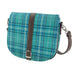 Harris Tweed Beauly Shoulder Bag - Classic Tartan Everyday Bag - Heritage Of Scotland - Teal & Blue Check (COL145)