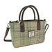 Harris Tweed Brora Small Tote - Compact Wool Tote Bag - Heritage Of Scotland - Beige Stewart (COL132)
