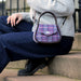Harris Tweed Buchan Round Mini Handbag - Small Wool Handbag Made in UK - Heritage Of Scotland - MacLeod Tartan (COL015)
