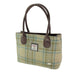 Harris Tweed Cassley Classic Handbag - Elegant Tartan Shoulder Bag - Heritage Of Scotland - Beige Stewart (COL132)