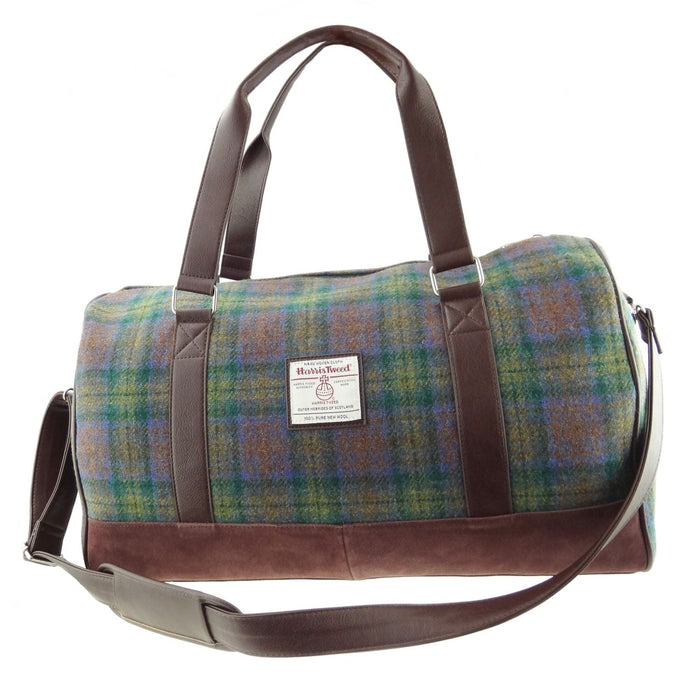 Harris Tweed Clyde Weekend Bag – Spacious Wool Travel Holdall - Heritage Of Scotland - Skye Tartan (COL094)