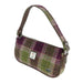 Harris Tweed Duchray Baguette Bag - Classic Tartan Shoulder Bag - Heritage Of Scotland - Heather Check (COL125)