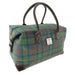 Harris Tweed Esk Overnight Bag - Large Travel Bag Made in UK - Heritage Of Scotland - Skye Tartan (COL094)