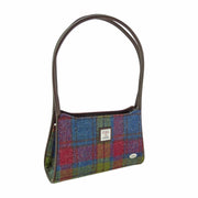 Harris Tweed Fiddich Small Handbag - Classic Tweed Shoulder Handbag - Heritage Of Scotland - Multi Colour Tartan (COL046)