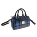 Harris Tweed Kilbride Mini Bowling Bag - Small Shoulder and Handbag - Heritage Of Scotland - Blue & Purple Stewart Tartan (COL143)