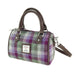 Harris Tweed Kilbride Mini Bowling Bag - Small Shoulder and Handbag - Heritage Of Scotland - Green Small Check (COL133)