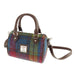 Harris Tweed Kilbride Mini Bowling Bag - Small Shoulder and Handbag - Heritage Of Scotland - Multi Colour Tartan (COL046)