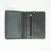 Harris Tweed Leather Passport Cover - Heritage Of Scotland - DPX01 / BLACK