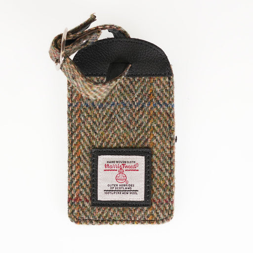Harris Tweed Luggage Tag - Heritage Of Scotland - HT GREEN