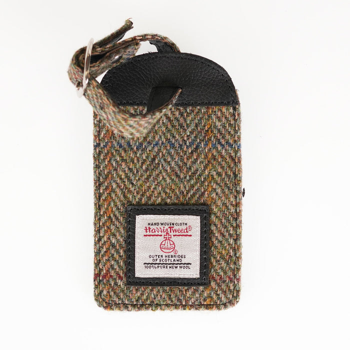 Harris Tweed Luggage Tag - Heritage Of Scotland - HT GREEN