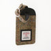 Harris Tweed Luggage Tag - Heritage Of Scotland - HT GREEN