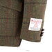 Harris Tweed Men's Wool Jacket - Barra Green Red Tartan - Heritage Of Scotland - GREEN RED TARTAN