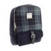 Harris Tweed Naver Backpack – Tartan Travel and Daypack Bag - Heritage Of Scotland - Grey/Black Tartan (COL095)