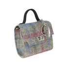 Harris Tweed Nochty Really Wee Bag - Mini Tartan Handbag - Light Grey Check (COl069) - Heritage Of Scotland -