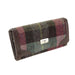 Harris Tweed Purse - Bute Muted Green & Rose Pink Tartan - Heritage Of Scotland - MUTED GREEN & ROSE PINK TARTAN