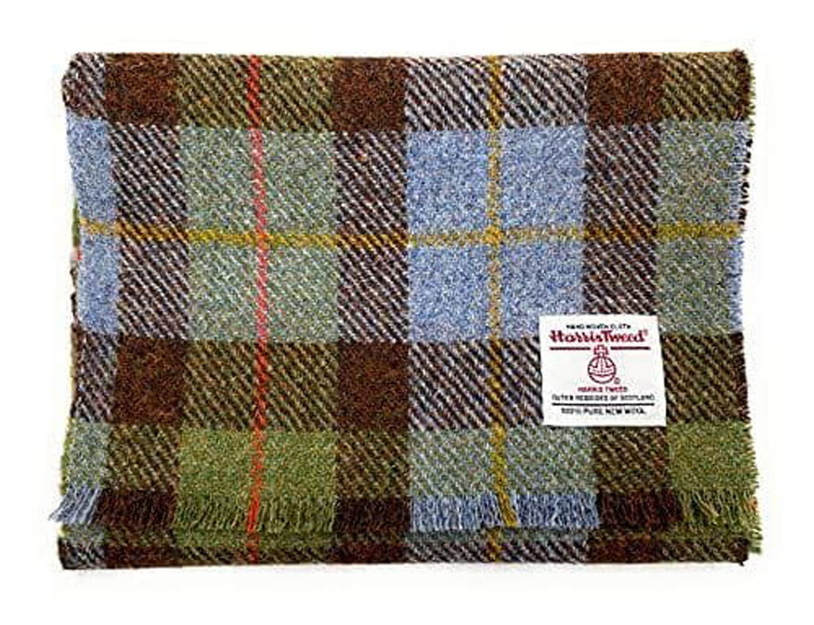 Harris Tweed Scarf Macleod Tartan - Heritage Of Scotland - MacLeod Tartan