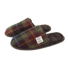 Harris Tweed Slippers - Warm Wool Tartan House Slippers - Rust Check (COL059) - Heritage Of Scotland - EU 41 / UK 8