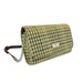 Harris Tweed Strathy Wallet Shoulder Bag - Scottish Compact Handbag - Heritage Of Scotland - Yellow, Green & Brown Dogtooth (COL149)