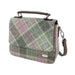 Harris Tweed Thurso Square Shoulder Bag - Stylish Tartan Everyday Bag - Heritage Of Scotland - Soft Pink Buchanan (COL134)