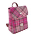 Harris Tweed Tummel Mini Backpack - Small Backpack with Phone Pocket - Heritage Of Scotland - Vibrant Pink Buchanan (COL138)