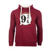 Harry Potter Hogwarts Express Platform 9 3/4 Hooded Sweatshirt - Heritage Of Scotland - RED