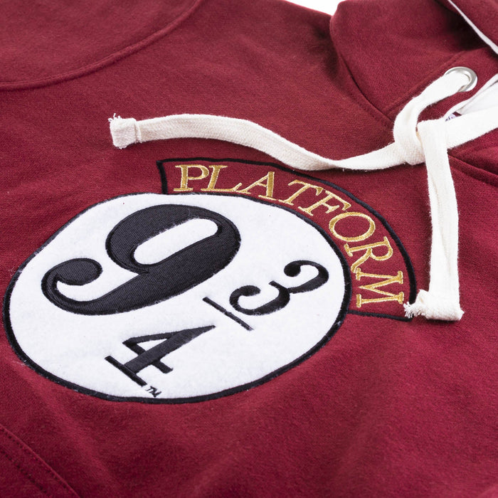 Harry Potter Hogwarts Express Platform 9 3/4 Hooded Sweatshirt - Heritage Of Scotland - RED