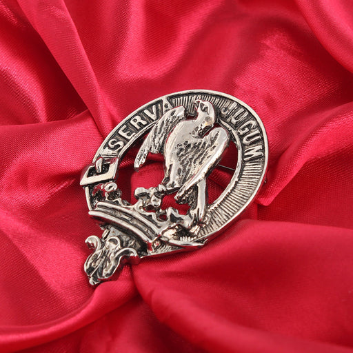 Hay Clan Badge, Kilt Pin, Lapel Pin, Cufflinks, Keyring/Key Fob & Gift Set — Fine Pewter by Art Pewter — Made in Scotland (Shiny Finish) - Heritage Of Scotland - Badge