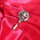 Hay Clan Badge, Kilt Pin, Lapel Pin, Cufflinks, Keyring/Key Fob & Gift Set — Fine Pewter by Art Pewter — Made in Scotland (Shiny Finish) - Heritage Of Scotland - Lapel Pin