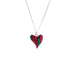 Heathergem Quirky Heart Sterling Silver Pendant - Heritage Of Scotland - NA