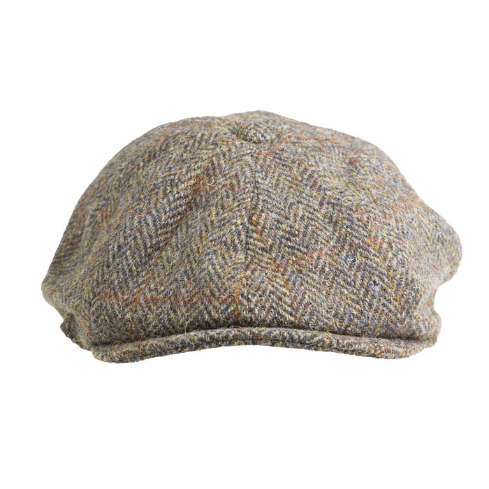 Heddle & Reed Harris Tweed 8Pce Cap Brown Herringbone - Heritage Of Scotland - BROWN HERRINGBONE