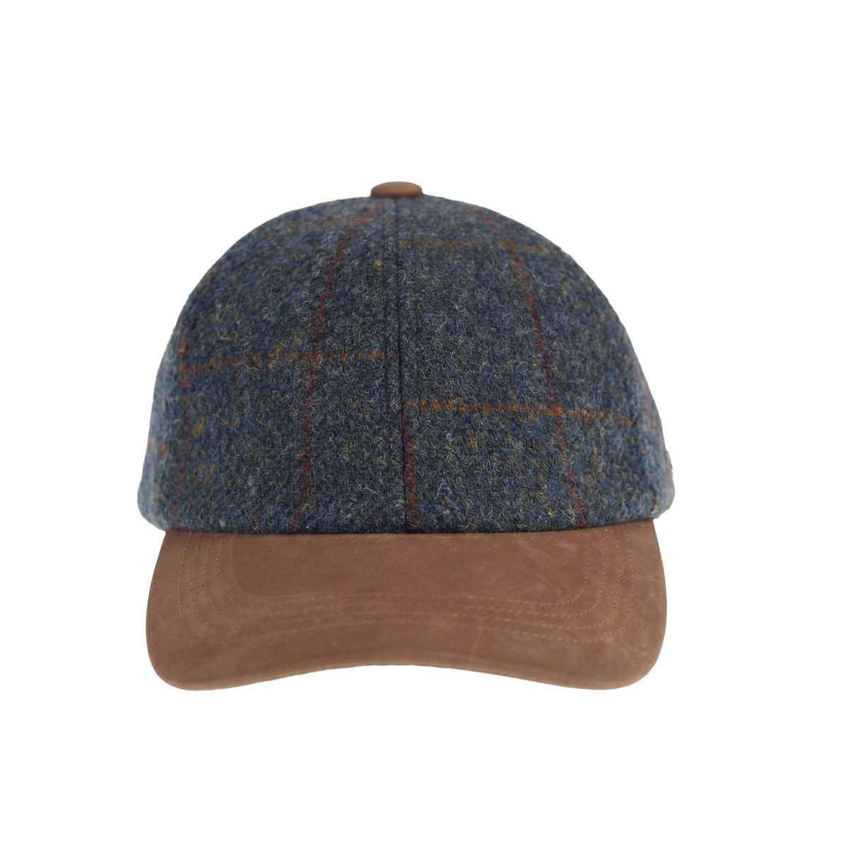 Heddle & Reed Harris Tweed Baseball Cap Blue Multi - Heritage Of Scotland - BLUE MULTI / ONE SIZE