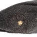 Heddle & Reed Harris Tweed Flatcap Black Herringbone - Heritage Of Scotland - BLACK HERRINGBONE