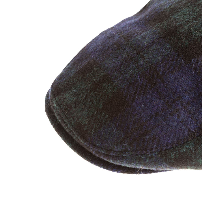 Heddle & Reed Harris Tweed Flatcap Black Watch - Heritage Of Scotland - BLACK WATCH